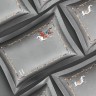 Кпб, евро, "passage" серый, сатин, хлопок 100%, подод.200х220-1шт, пр.240х240-1шт, нав.50х70-2шт Lefard (989-001-05)