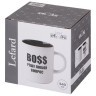 Кружка lefard 540мл "boss решу любой вопрос" 9.5*7.6*11.1cm, разноцветный Lefard (260-1028-11)