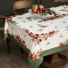Скатерть "гранаты" 140х180см, зеленый, 100% хлопок Lefard (850-780-2)