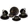 Чайный набор на 6 персон коллекция "золотой мрамор" объем чашки 250 мл Lefard (412-203)