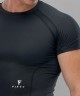 Мужская футболка High Force FA-MT-0101-BLK, черный (509124)