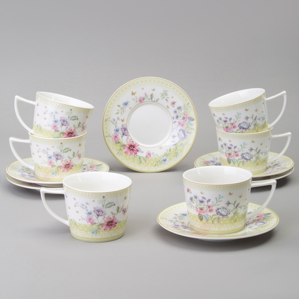 Чайный набор lefard "blossom" на 6 пер. 12 пр. 250 мл Lefard (165-591)