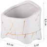 Подставка под чайные пакетики коллекция "золотой мрамор"  8,7*6,1*7,9*см Lefard (155-717)