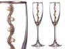 Набор бокалов для шампанского из 2 шт. с серебряной каймой 170 мл. Оптпромторг Ооо (802-651031) 