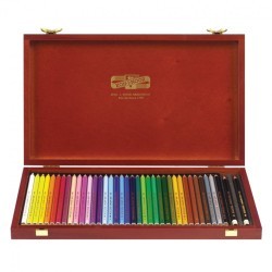 Карандаши цветные KOH-I-NOOR "Polycolor" 36 цв грифель 3,8 мм заточ. дерев. ящик 181139 (1) (89470)