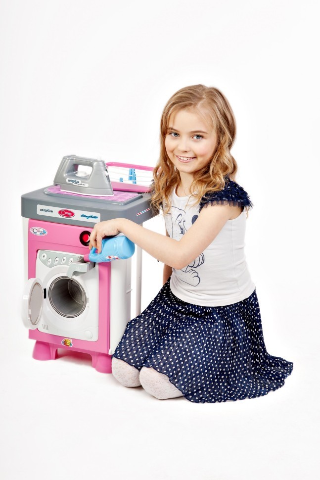 Набор Carmen №2 со стиральной машиной (в пакете) (со звуком и вращающимся барабаном) (47939_PLS)