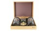 Набор из 3-х банок для сыпучих продуктов Dubai Gold/Silver - GI3482-00AL Giorinox