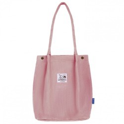 Сумка-шоппер BRAUBERG MOMENTS вельвет 35х30 см розовый 271907 (1) (93252)