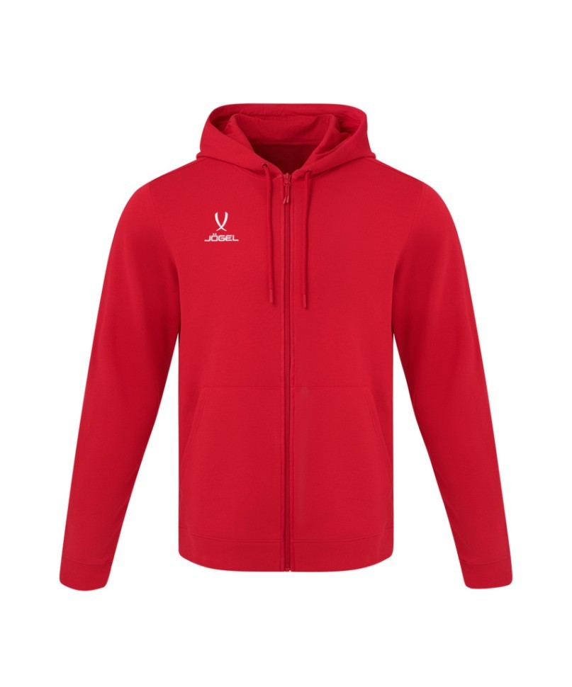 Флисовое худи на молнии JOGEL ESSENTIAL Cotton Fleece FZ Hoodie, красный, детский (2122122)