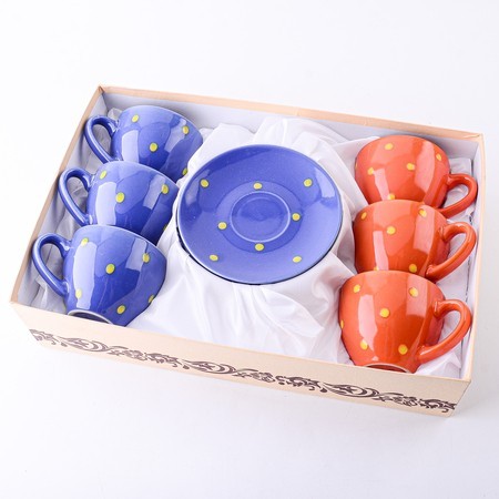 Чайный сервиз на 6 персон 250 мл 12 пр керамика LR (9-27581-7)