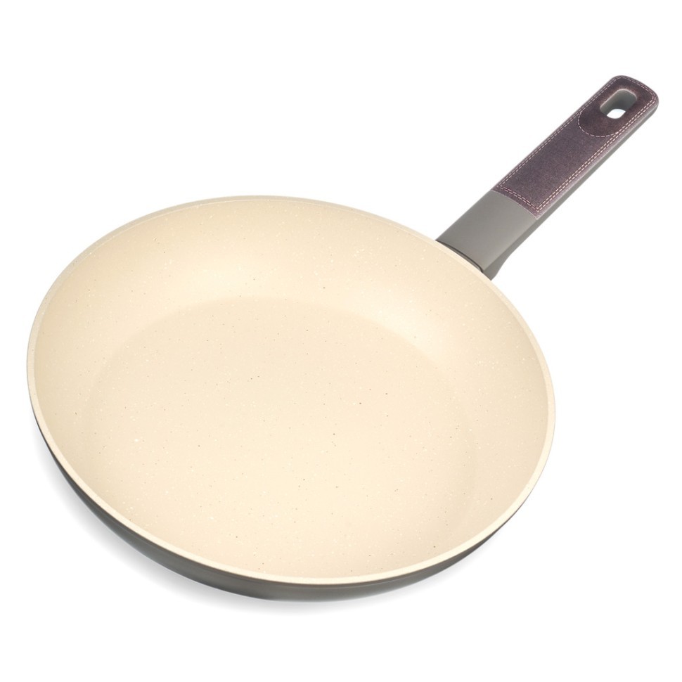 Сковорода с антипригарным покрытием pfluon marble, 26*5 см Agness (902-102)