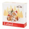 Салатник lefard "елка" 15,5*15,5*5 см 600 мл красный Lefard (85-1762-1)