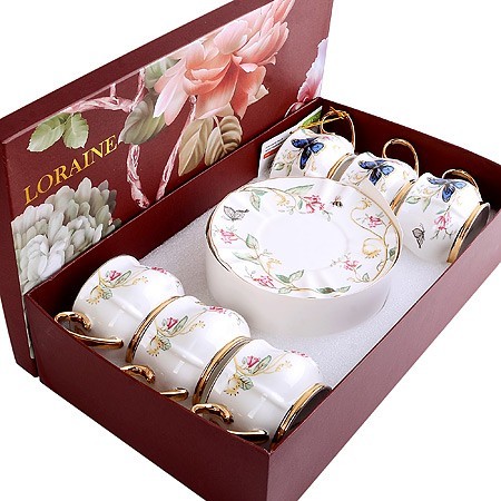 Чайный/наб 12пр 200мл фарфор ПРЕМИУМ LR (31136)