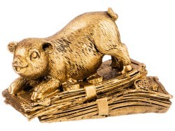 Фигурка "бронзовая свинка с деньгами" 5,5*3*3,7 см Lefard (117-275)