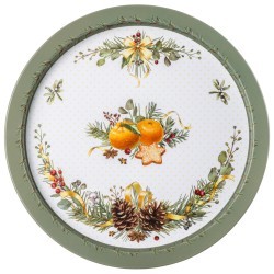 Поднос сервировочный agness "мандарин" 28*2,1 см (898-275) 