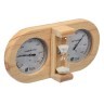 Термометр с гигрометром для бани и сауны Банная станция с песочными часами 18028 (63776)