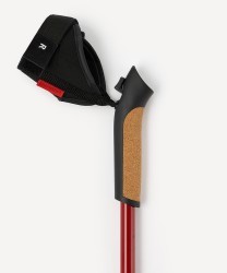 Палки для скандинавской ходьбы Berger Travel Forest, 106 см, цельные, красный (2119445)