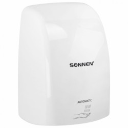 Сушилка высокоскоростная для рук Sonnen HD-FL-2009 1200 Вт пластиковый корпус белая 607959 (1) (90251)