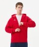 Флисовое худи на молнии JOGEL ESSENTIAL Cotton Fleece FZ Hoodie, красный (2122129)