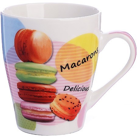 Кружка 340мл Разноцветные Макаруны LR (9-25971-4)