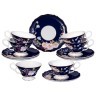Чайный набор lefard "кобальт" на 6 пер. 12 пр. 280 мл Lefard (86-2489-1)