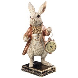Фигурка с часами  "английская коллекция "кролик" 17*14*30 см Lefard (774-131)