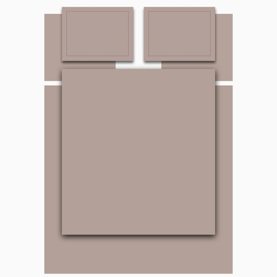 Кпб,king size,"solid" капучино, сатин, хлопок 100%,п.240х260-1шт,пр.260х260-1шт,н.50х70-2шт/70х70-2ш Lefard (989-004-18)