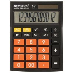 Калькулятор настольный Brauberg Ultra Color-12-BKRG 12 разрядов 250499 (1) (86042)