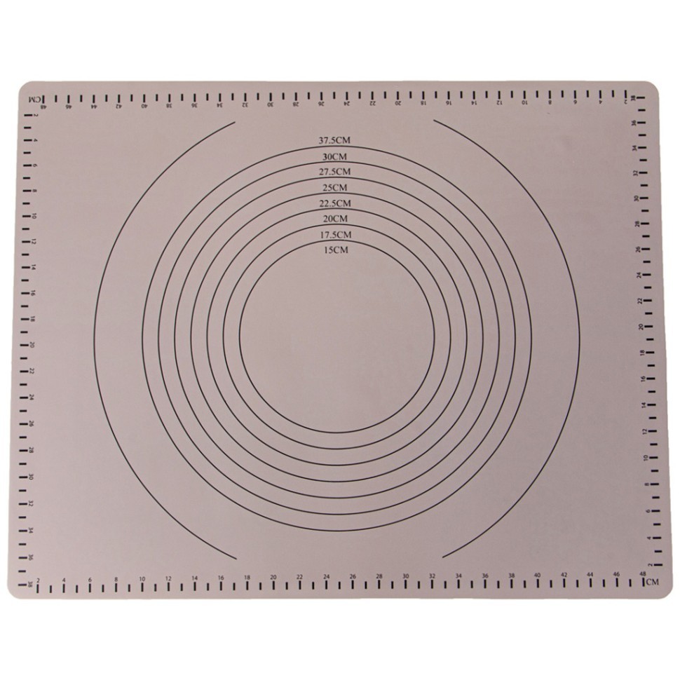 Коврик для раскатки теста 50*39 см Agness (923-225)