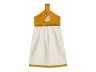 Полотенце-платье для рук "золотой петушок" махра/лён,100% х/б,белое/горчица Оптпромторг Ооо (850-532) 