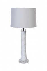 Лампа настольная плафон белый d.35*76см - TT-00003713