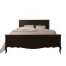 Стильная двуспальная кровать "Leontina Black" 160*200 ST9341/16BLK-ET