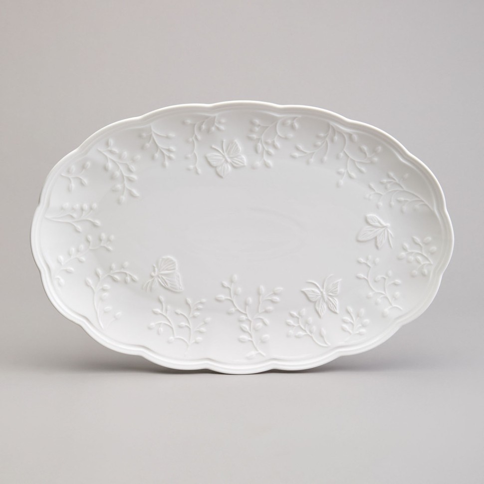 Блюдо овальное lefard "lavender" 37*24*3 см Lefard (761-138)