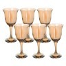 Набор 6-ти бокалов д/вина Золотистый мёд 240 мл (ME863-05)