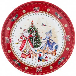 Поднос сервировочный agness "christmas collection" 33*2,1 см Agness (898-026)
