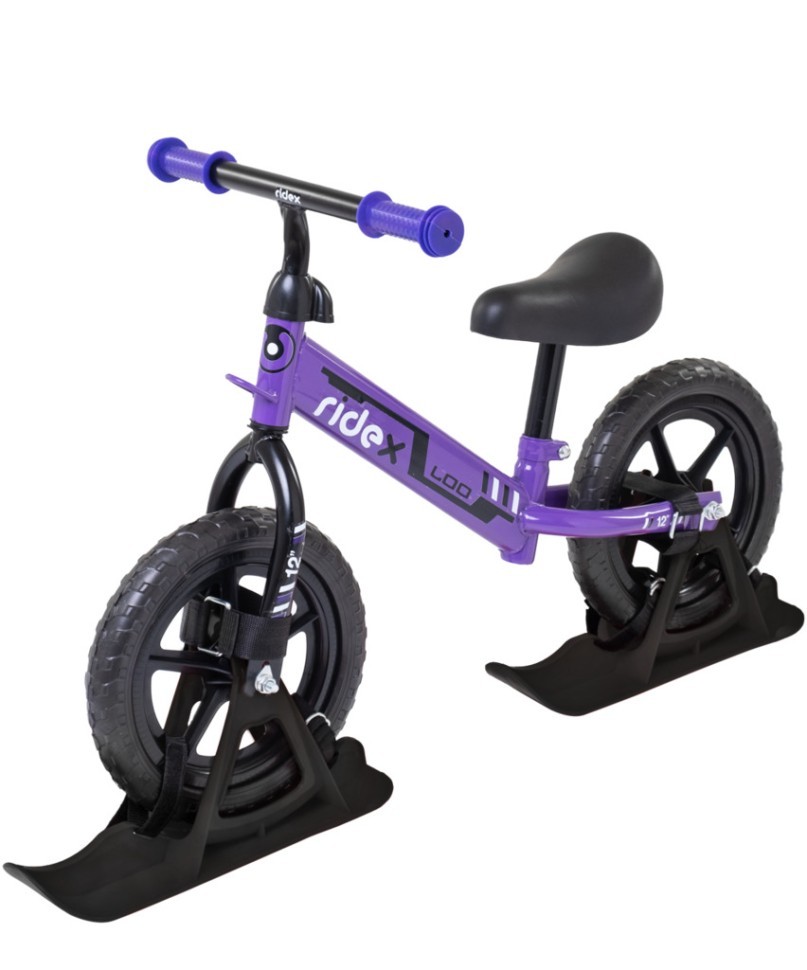 БЕЗ УПАКОВКИ Снегокат-беговел Loo, фиолетовый (2106803)