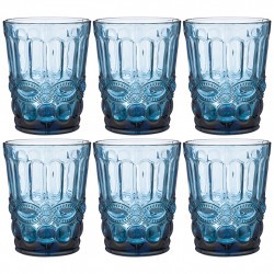 Набор стаканов "серпентина" из 6шт. серия "muza color" 270мл. / в=10 см Lefard (781-108)