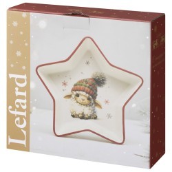 Блюдо lefard "с новым годом!" в форме звезды 22*21*5 см. (358-2433-11) 