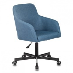 Кресло CH-380M пятилучие металлическое ткань серо-голубое 1430562 532646 (1) (94620)