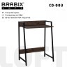 Стол на металлокаркасе BRABIX LOFT CD-003 640х420х840 мм морёный дуб 641215 (1) (95361)