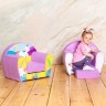 Раскладное бескаркасное (мягкое) детское кресло серии "Дрими", Крошка Смайли (PCR320-48)