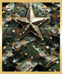 Картина ЗВЕЗДА НАДЕЖДЫ с кристаллами Swarovski (3164)