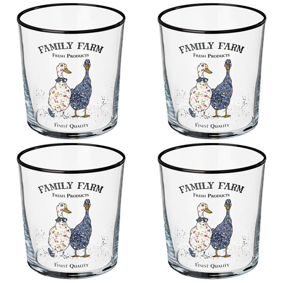 Набор стаканов "geese" из 4 штук 380мл Rakle (312-160)