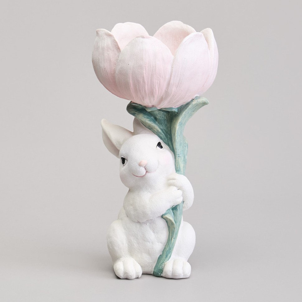 Фигурка декоративная "кролик" 10,5х9,7х20,7 см Lefard (41-539)
