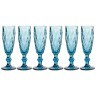 Набор бокалов для шампанского "ромбо" 6шт. серия "muza color" 150мл. / в=20 см. Lefard (781-112)