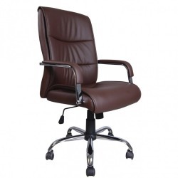Кресло офисное Brabix Space EX-508 экокожа, коричневое 531164 (84619)