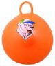 Мяч-попрыгун Медвежонок GB-403, 65 см, с ручкой, оранжевый (78639)