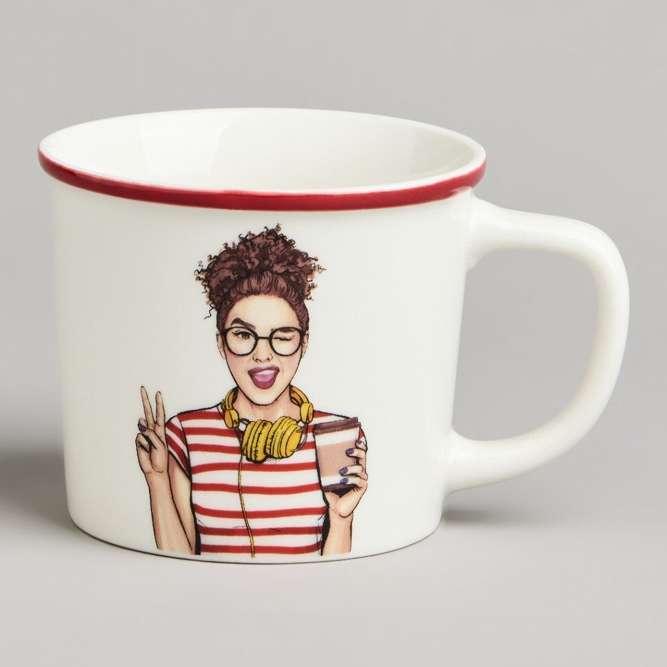 Кружка lefard "эта девочка может всё" 370мл Lefard (260-1040)