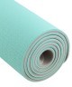 Коврик для йоги и фитнеса STARFIT FM-201, TPE, 183x61x0,6 см, мятный/серый (2105119)