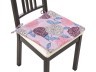 Сиденье для стула "астра", цвет фиолетовый, 40*40 см, 100% полиэстер SANTALINO (847-036)
